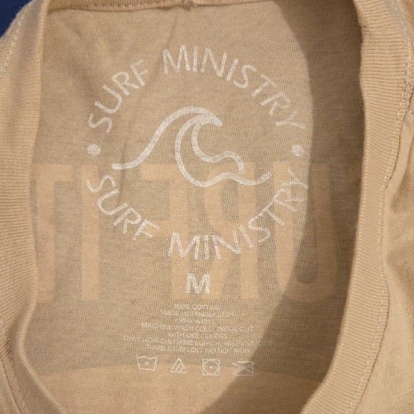 Surf It Mustard Tee - Picture 3 of 3